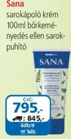 ÁRKLUB Sana sarokápoló krém ajánlat