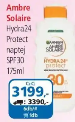 ÁRKLUB garnier ambre solaire hydra24 protect ajánlat