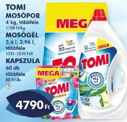 Azúr Tomi mosópor ajánlat
