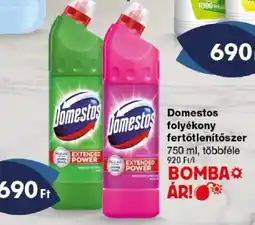Azúr Domestos folyékony fertőtlenítőszer ajánlat