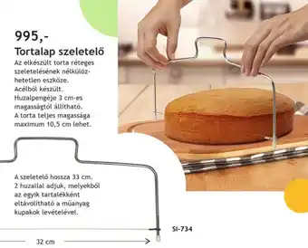 Tortalap szeletelő