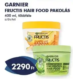 Azúr Garnier fructis hair food pakolás ajánlat