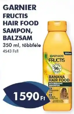Azúr Garnier fructis hair food sampon, balzsam ajánlat