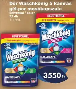 Azúr Der Waschkönig gél-por mosókapszula ajánlat