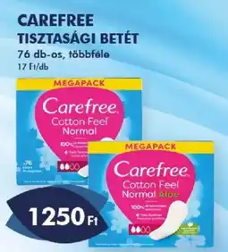 Azúr Carefree tisztasági betét ajánlat