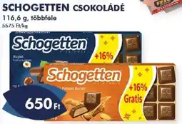 Azúr Schogetten csokoládé ajánlat