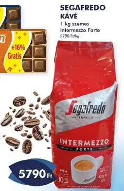 Azúr Segafredo kávé ajánlat