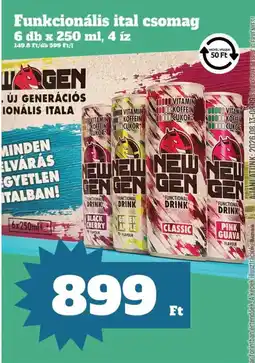 Vil-For New Gen funkcionális ital ajánlat