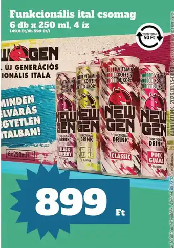 New Gen funkcionális ital