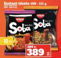 Vil-For Nissin soba ajánlat