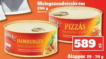 Vil-For Globus melegszendvicskrém ajánlat