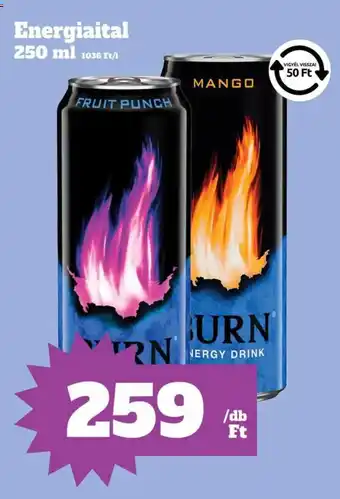 Vil-For Burn energy drink ajánlat