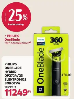 Rossmann Philips oneblade hybrid ajánlat