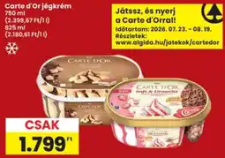 Interspar Carte d'Or jégkrém ajánlat