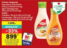 Interspar Univer majonéz ajánlat