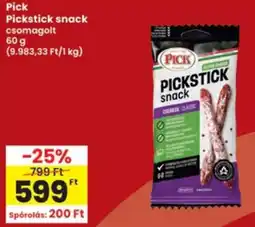 Interspar Pick snack ajánlat
