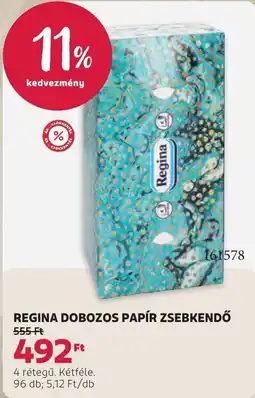 Rossmann Regina dobozos papír zsebkendő ajánlat