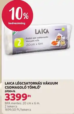 Rossmann Laica légcsatornás vákuum csomagoló tömlő ajánlat