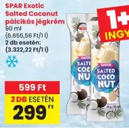 Spar spar exotic jégkrém ajánlat