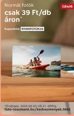Rossmann cewe normál fotók ajánlat
