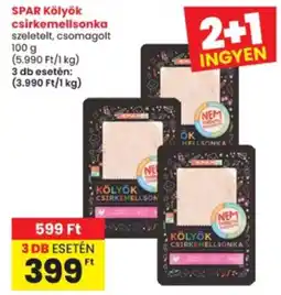Interspar spar kolyok csirkemellsonka ajánlat