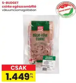 Interspar S-budget csirke egészcombfilé ajánlat
