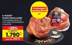 Spar S-budget füstölt hátsó csülök ajánlat