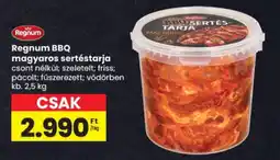 Spar Regnum bbq magyaros sertéstarja ajánlat