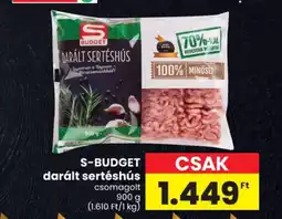 Spar S-budget darált sertéshús ajánlat