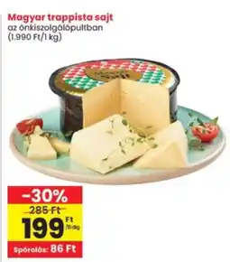 Interspar Magyar trappista sajt ajánlat