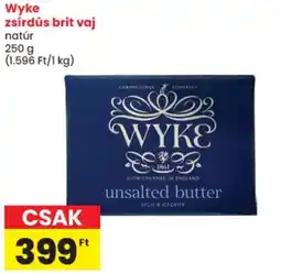 Spar Wyke zsírdús brit vaj ajánlat