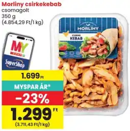 Spar Morlina csirkekebab ajánlat