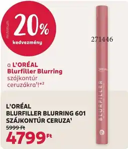 Rossmann L'oréal blurring lip contour ajánlat