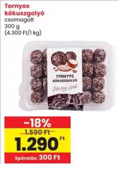 Interspar Tornyos kókuszgolyó ajánlat
