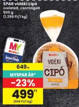 Interspar spar vidéki cipó ajánlat