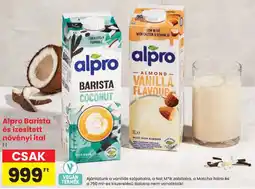 Spar Alpro barista növényi ital ajánlat
