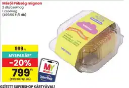 Spar Mérői Pékség mignon ajánlat