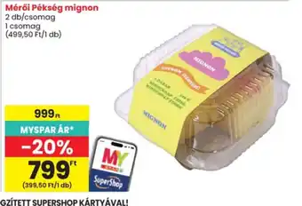 Spar Mérői Pékség mignon ajánlat