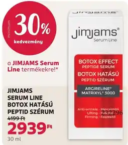 Rossmann Jimjams serum line botox hatású peptid szérüm ajánlat