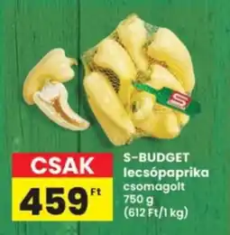 Interspar S-budget lecsópaprika ajánlat