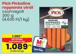 Spar Pick roppanós frankfurti virsli ajánlat