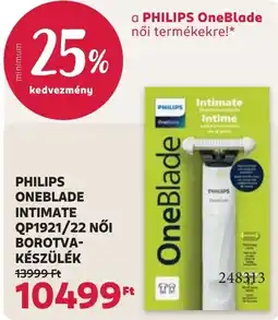 Rossmann philips oneblade intimate ajánlat