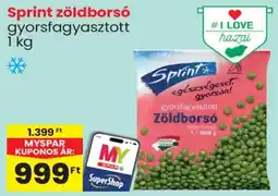 Spar Sprint zöldborsó ajánlat