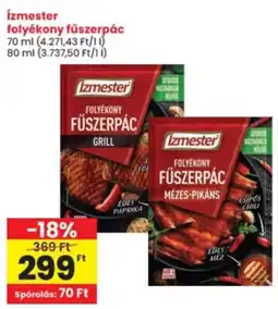 Interspar Izmester fűszerpác ajánlat