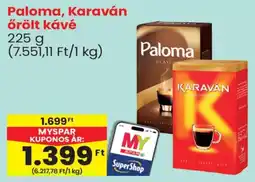 Spar Paloma karaván őrölt kávé ajánlat