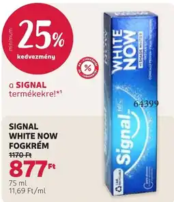 Rossmann Signal white now fogkrém ajánlat