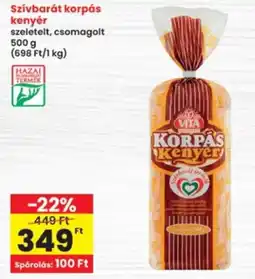 Interspar Vita korpás kenyer ajánlat