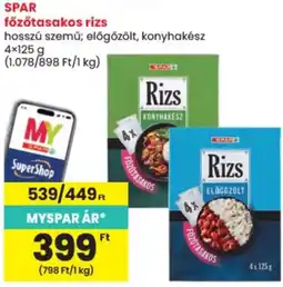 Spar Spar főzötasakos rizs ajánlat