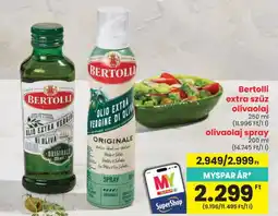 Spar Bertolli extra szúz olívaolaj ajánlat