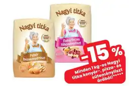 Spar Nagyi titka kenyér- és süteményliszt ajánlat